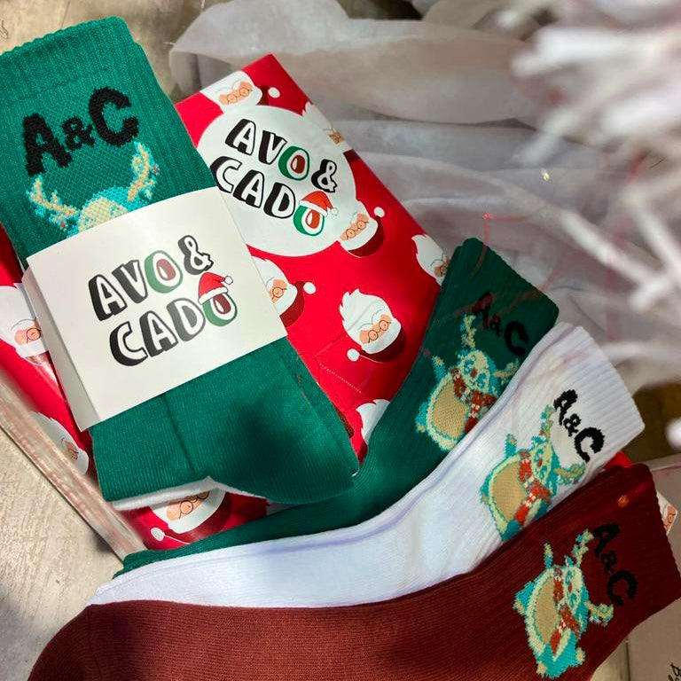 A&C Socks REINDEERCADO PACKAGE (3-PACK)