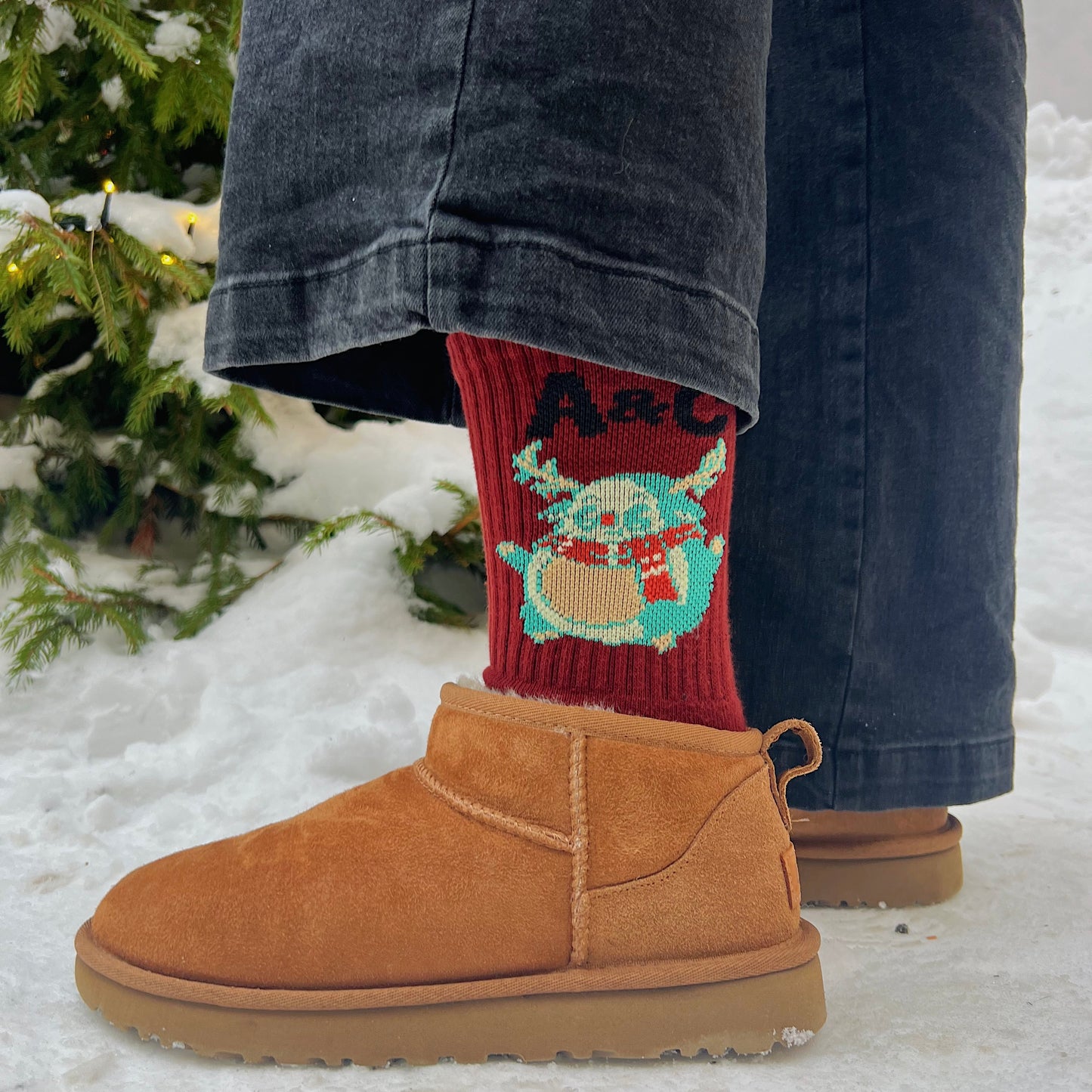 A&C Socks REINDEERCADO PACKAGE (3-PACK)
