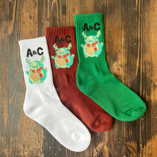 A&C Socks REINDEERCADO PACKAGE (3-PACK)